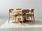 Vintage Table and Chairs in Oak by Erik Buch for Gudme Møbelfabrik A/S, 1960s, Set of 7, Image 6