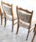 Brutalist Dining Chairs in Oak by Henning Kjærnulf, 1960s, Set of 6 2
