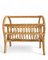 French Riviera Magazine Rack in Bamboo Rattan, 1960s 1
