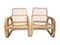 Vintage Bamboo Living Room Set from Vivai Del Sud, 1960s, Set of 3 8