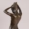 Pavel Trubetskoy, Skulptur eines Mädchens, 20. Jh., Bronze 6