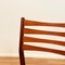 Danish Dining Chairs in Teak, 1950s, Set of 4 12