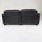 DS-101 Two-Seater Sofa in Black Leather from De Sede 10