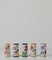 Ceramic Drinking Glasses with Hand Painted Fruits Decoration, Italy, 1950s, Set of 5 17