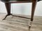 Mid-Century Modern Oval Dining Table in Mahogany and Brass with Stained Glass Top, 1950, Image 13