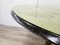 Mid-Century Modern Oval Dining Table in Mahogany and Brass with Stained Glass Top, 1950, Image 11