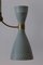 Mid-Century Modern Two-Armed Diabolo Pendant Lamp, Italy, 1950s, Image 12
