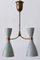 Mid-Century Modern Two-Armed Diabolo Pendant Lamp, Italy, 1950s 6