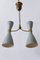 Mid-Century Modern Two-Armed Diabolo Pendant Lamp, Italy, 1950s, Image 15