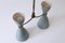 Mid-Century Modern Two-Armed Diabolo Pendant Lamp, Italy, 1950s 18
