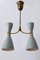Mid-Century Modern Two-Armed Diabolo Pendant Lamp, Italy, 1950s 2