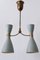 Mid-Century Modern Two-Armed Diabolo Pendant Lamp, Italy, 1950s 1