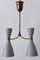 Mid-Century Modern Two-Armed Diabolo Pendant Lamp, Italy, 1950s, Image 3