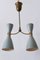 Mid-Century Modern Two-Armed Diabolo Pendant Lamp, Italy, 1950s, Image 13
