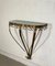 Console Murale en Laiton, 1960s 5