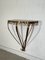 Console Murale en Laiton, 1960s 4