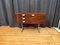 Metal & Walnut Cabinet, 1960s 1