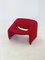 Groovy F598 M-Chair in Red by Pierre Paulin for Artifort 15