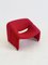 Groovy F598 M-Chair in Red by Pierre Paulin for Artifort 13