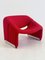 Groovy F598 M-Chair in Red by Pierre Paulin for Artifort 12