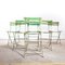 Slatted Green French Outdoor Folding Chair, 1950s 8