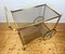 Vintage Barwagen aus Messing & Glas, 1960er 5