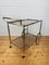 Vintage Barwagen aus Messing & Glas, 1960er 2