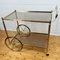 Vintage Barwagen aus Messing & Glas, 1960er 7