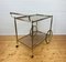 Vintage Barwagen aus Messing & Glas, 1960er 10