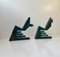 Brutalist Bronze Sculptures by Peder Evald Madsen, 1980s, Set of 2, Image 10