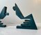 Brutalist Bronze Sculptures by Peder Evald Madsen, 1980s, Set of 2, Image 3