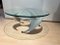 Coffee Table in Aluminum and Glass by Knut Hesterberg for Ronald Schmitt, Germany, 1960s, Image 3
