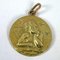 Französischer Raphaels Cherub Stars 18 Karat Gelbgold Anhänger mit Diamanten, 1920er 12