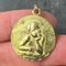 Französischer Raphaels Cherub Stars 18 Karat Gelbgold Anhänger mit Diamanten, 1920er 5