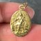 Französischer Medaillen-Anhänger aus 18 Karat Gelbgold, 1920er 5