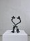Brutalist Sculptural Iron Candleholder, 1970s, Image 3