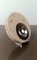 Vintage Round Ashtray in Carved Travertine and Steel, Italy, 1970s 10
