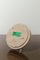 Vintage Round Ashtray in Carved Travertine and Steel, Italy, 1970s 4