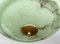 Art Deco Pendant Light in Green Marble Glass, 1930s, Image 14