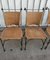 Sillas de comedor vintage de hierro forjado con asiento de mimbre, 1980. Juego de 4, Imagen 11