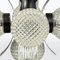 Mid-Century Modern Chrome Plating and Glass Pendant Lamp, 1970s 4