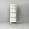 Mid-Century Italian White Metal and Glass Pharmacy Display Cabinet, 1950s 5