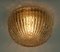 Model A668 2982 Ceiling Light in Structured Amber Glass from Glashütte Limburg, 1970s 4