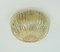 Model A668 2982 Ceiling Light in Structured Amber Glass from Glashütte Limburg, 1970s 1