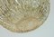 Model A668 2982 Ceiling Light in Structured Amber Glass from Glashütte Limburg, 1970s 3