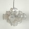 Lámpara de araña italiana Mid-Century de cristal de Murano con arcoíris de Carlo Nason para Mazzega, años 70, años 70, Imagen 9
