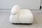 Soriana Sofa in White Leather attributed to Afra & Tobia Scarpa for Cassina, 1970s 4