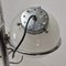 Italian Chrome Lamp with Three Opaline Glass Globes, 1970s 7