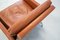 Sofas in Cognac Leather attributed to Paul Kjaerholm for Kold Christensen, 1970s, Set of 3 2