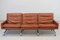 Sofas in Cognac Leather attributed to Paul Kjaerholm for Kold Christensen, 1970s, Set of 3, Image 1